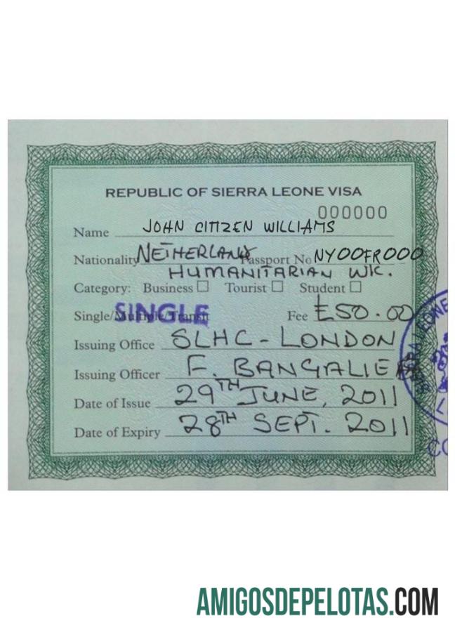 Visto para SERRA LEOA modelo